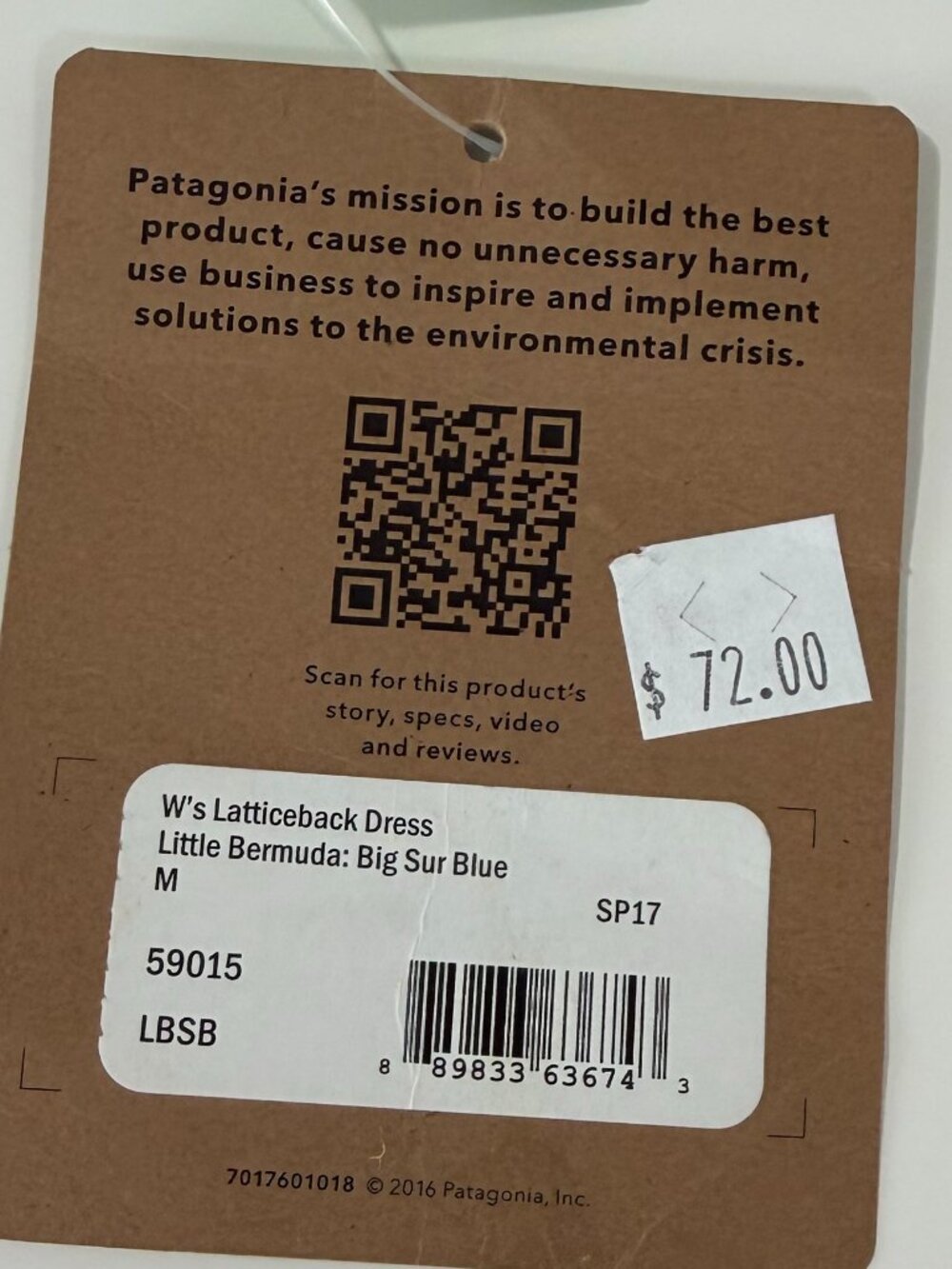 New with tags (NWT) Patagonia Latticeback Summer Dress - Picture 9 of 11
